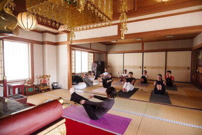 Sacred Temple Yoga Experience in Japan