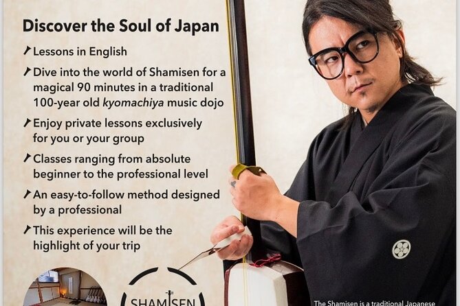 Shamisen Experience in Kyoto 【Private】 - The private format and what it means for value