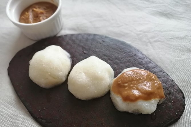 Strengthen the immunity!! Making miso in Japanese old house. - Tasting miso soup, paste, and okara mochi