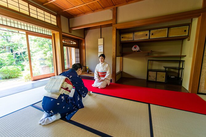 Stunning Private Tea Ceremony: Camellia Garden Teahouse - Comfort, chairs, and the question of kimono