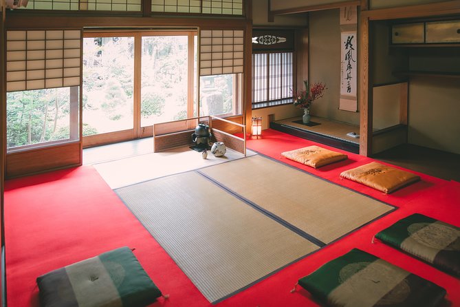 Stunning Private Tea Ceremony: Camellia Garden Teahouse - The sofa room: sweets, tea, and context