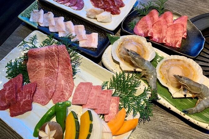 Wagyu & Seafood Yakiniku Dinner Course at Kyo Kurozakura Restaurant, Kyoto - A5 Wagyu Takes Center Stage in Kyoto